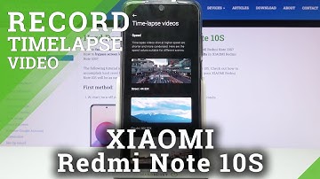 How to Create Timelapse on XIAOMI Redmi Note 10S – Make Video Faster