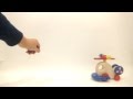 木のおもちゃ 日本製 プルトーイ プロペラが回る ヘリコプター