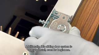 Junaobao sliding door roller with lock screenshot 4