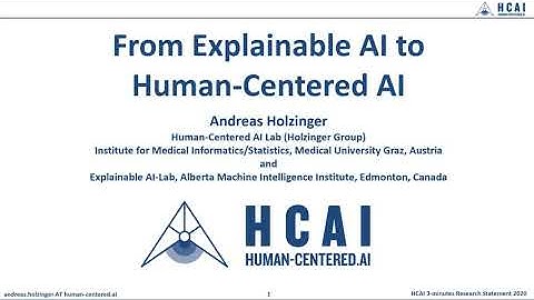 From explainable AI to Human-Centered AI (3 minutes statement)