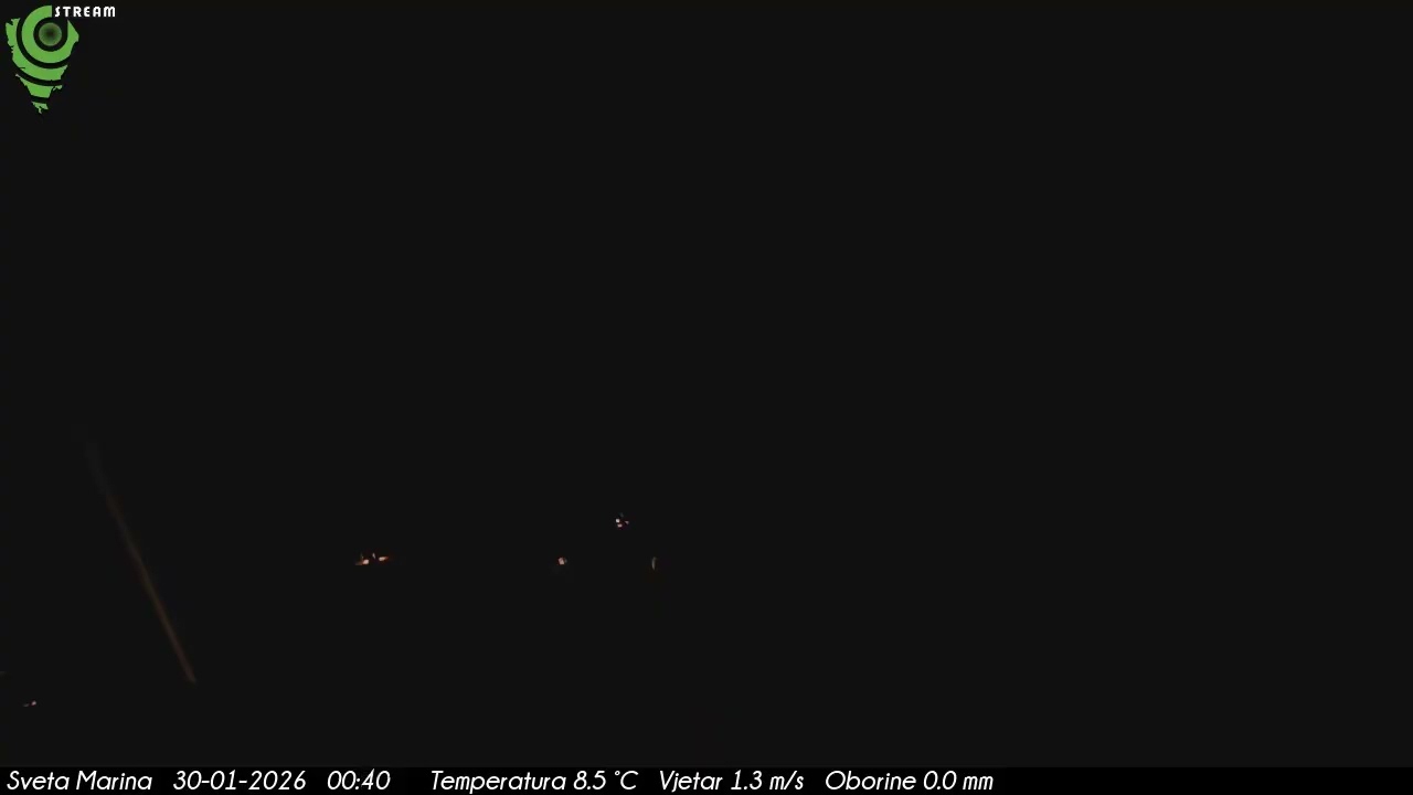 Sveta Marina - 29.01.2026 - Night - TimeLapse