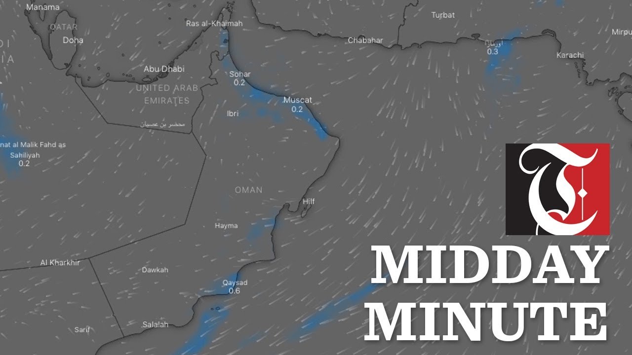Chances of isolated rain over parts of Oman - YouTube