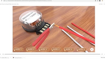 Demo Bài giảng E learning - Đấu nối công tơ điện 1 pha 2 dây