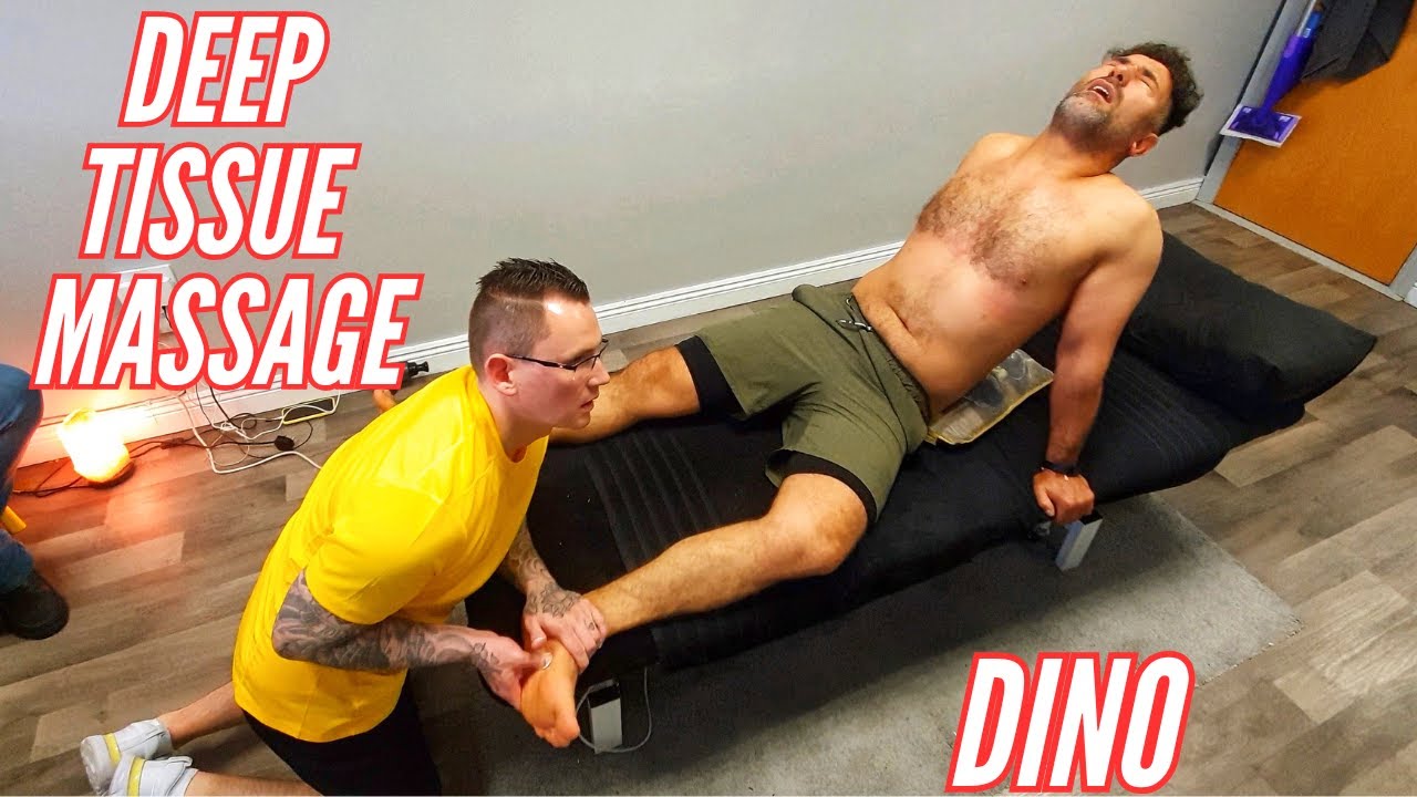 PAINFUL Deep Tissue Massage on BJJ Black Belt Dino | Extreme Pressure ASMR Recovery