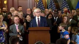 LIVE: Evers signs biennial budget