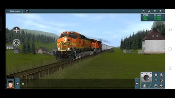 BNSF Coal Train With DPU | Trainz Simulator Android