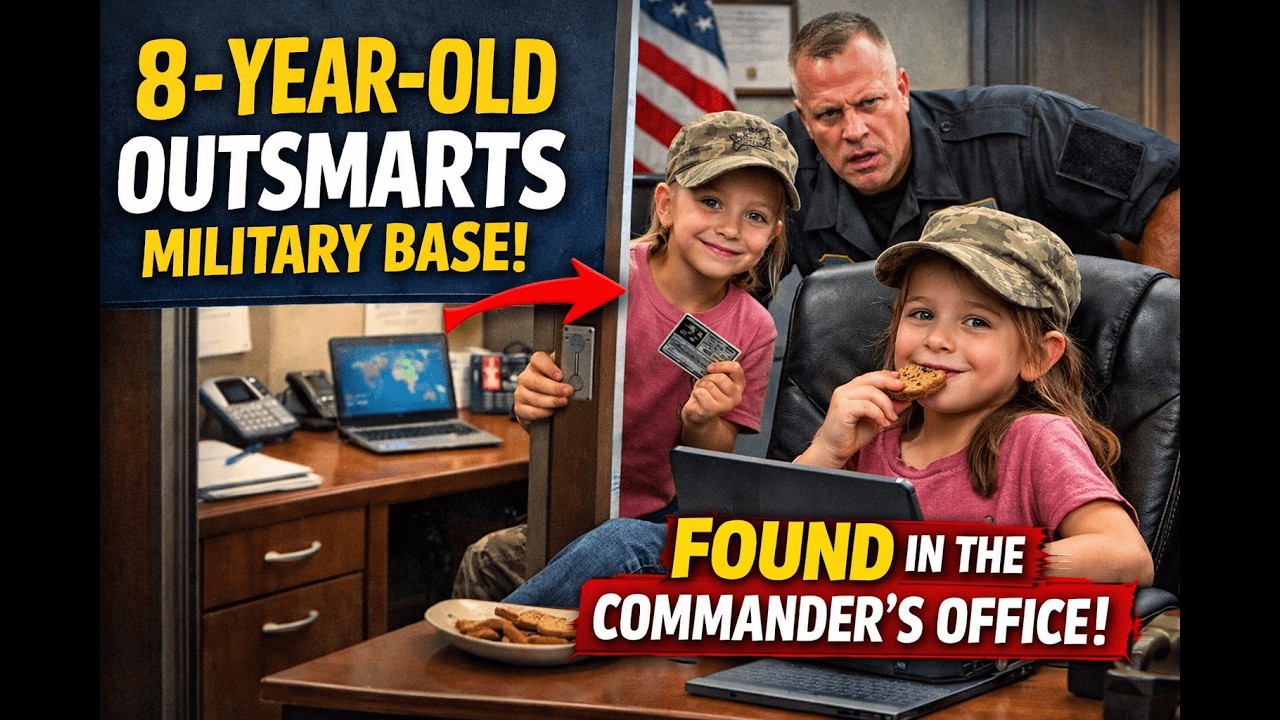 When did a soldier's child outsmart base security?