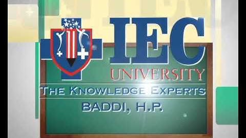 IEC UNIVERSITY 2