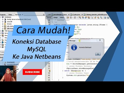 Video: Bagaimana menghubungkan database mysql ke NetBeans?