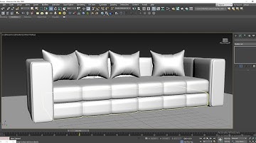 3DsMax Tutorials, Learn 3D Modeling a Couch from Scratch in 3dsmax ( For Beginners)