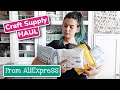 Unpacking Craft Supple HAUL from ALiExpress Stamps and Cutting Dies