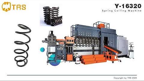 TRS | Y-16320 | Spring Coiling Machine | TRS AUTOMATION
