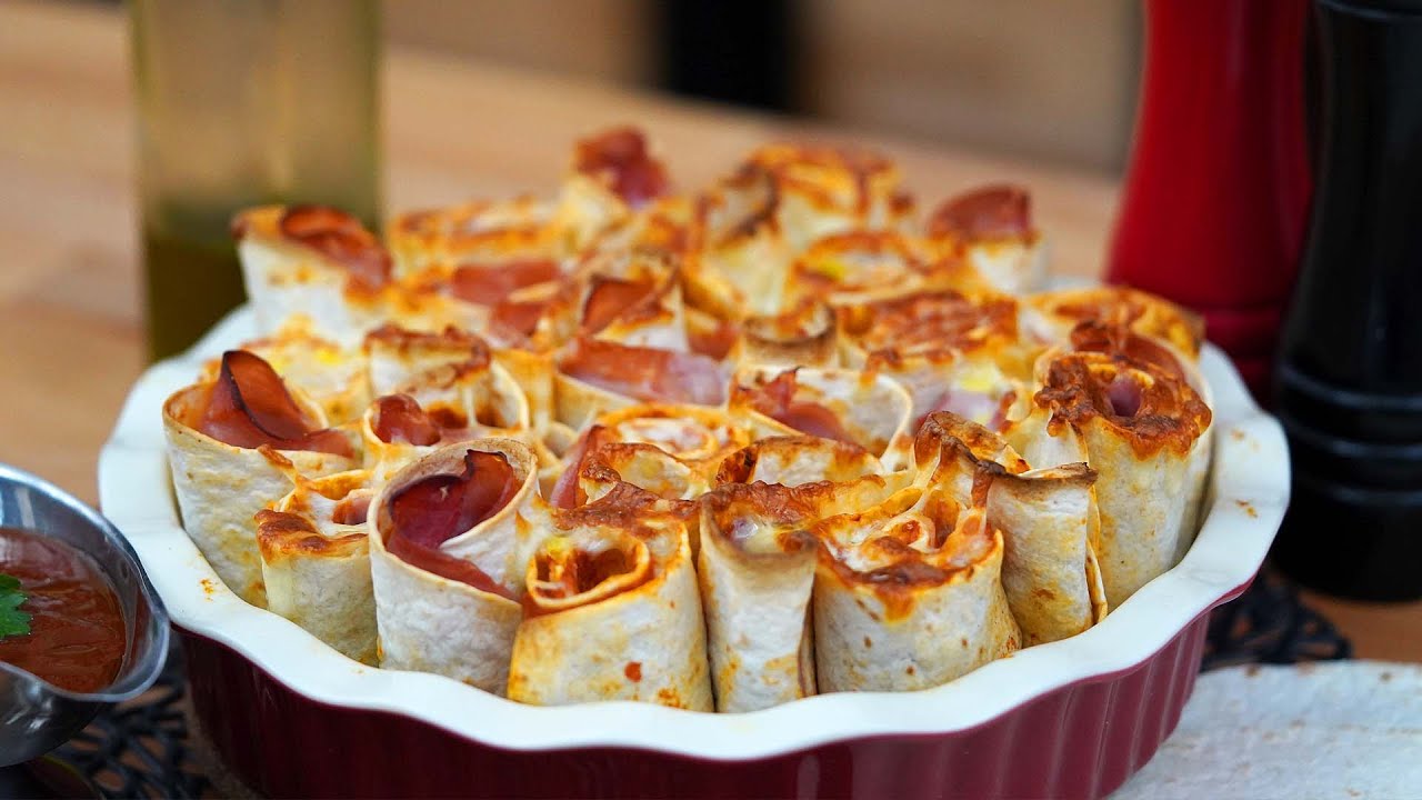 🍕Как получить вкус пиццы в закуске? - Быстрый рецепт рулета из пиццы - Шеф Пол Константин