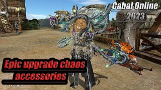 Cabal Online EU(Venus) - Epic Upgrade Chaos Accessories [Bracelet, Earring, Amulet] (Sajin Komamura)