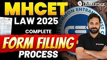 How to Fill MH CET Law 2025 Form for 5-Year Course | Step-by-Step Application Process