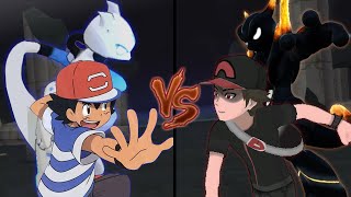 Pokemon Legendary Battle: Celestial Mewtwo Vs Shadow Mewtwo (Ash Vs Dark Red )