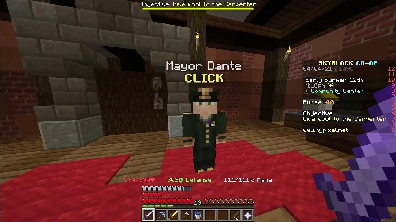How to get the happy mask Hypixel skyblock YouTube