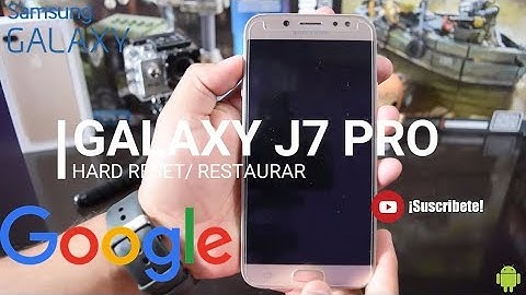▷ Samsung Galaxy J7 Pro Hard Reset | Quitar Contraseña 🔥