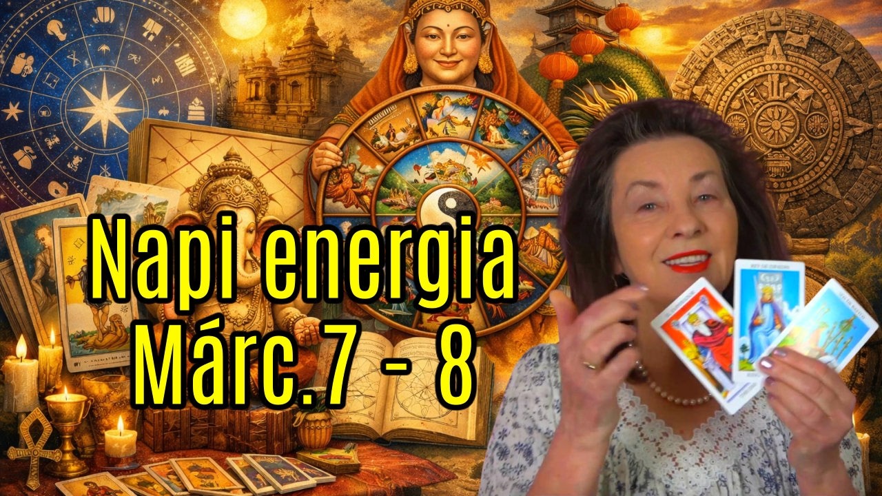 Napi energia Március 7. - 8. 🌙 Hold a Mérlegben van | Időminőség és Tarot #NapiEnergia #IdőMinőség
