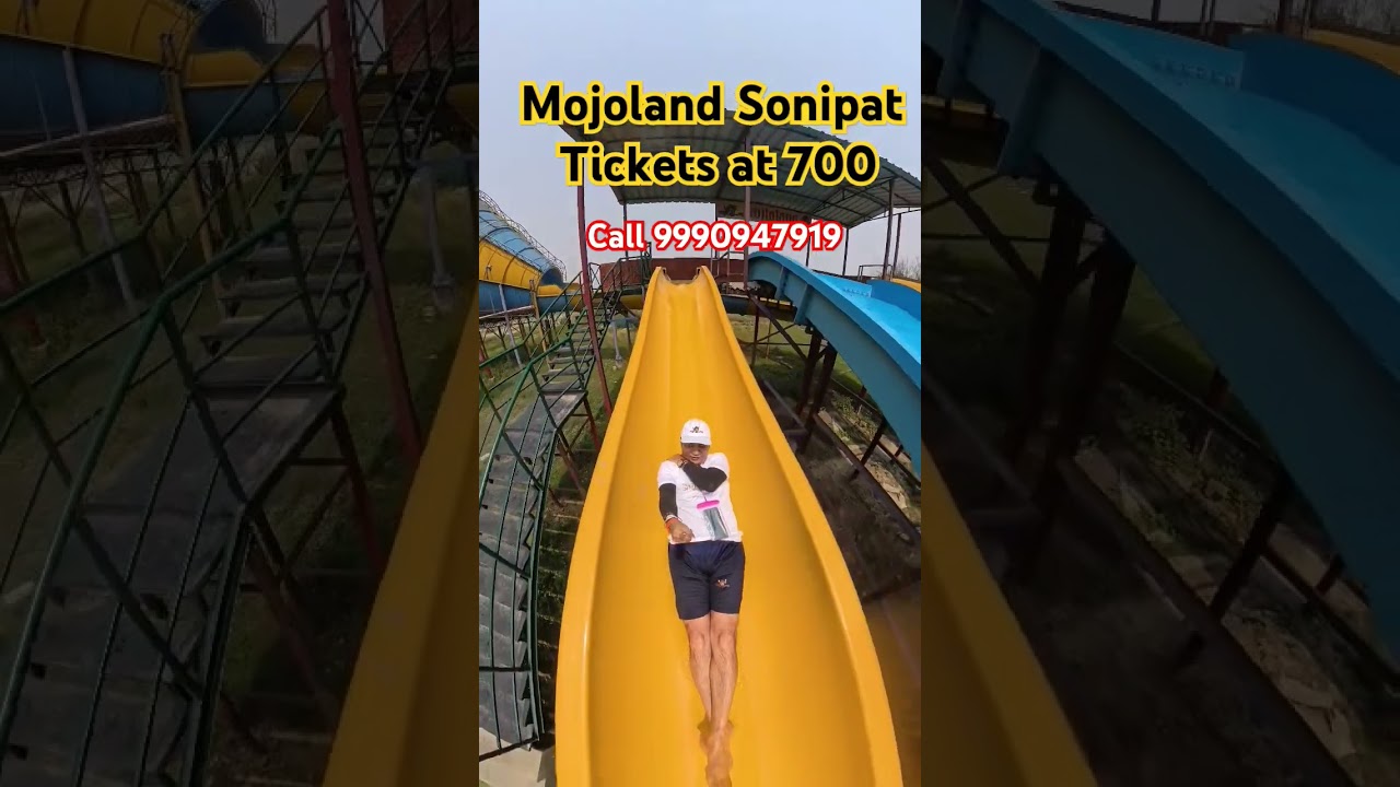 Mojoland sonipat water and snow park at just rs 700 
