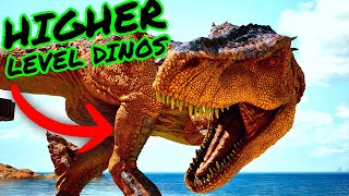 How To Get Only Higher Level Dinos To Spawn on THE ISLAND in Ark Survival Ascended LEVEL 100 Plus