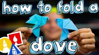 Learn how to fold an origami dove! we haven't done a folding project
for while, so we're super excited about this lesson. you'll need
single sheet of ori...