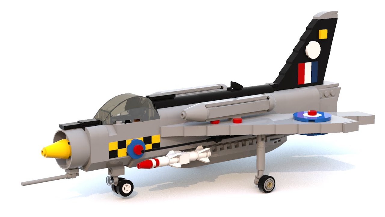 LEGO English Electric Lightning F.6 Instrcutions YouTube