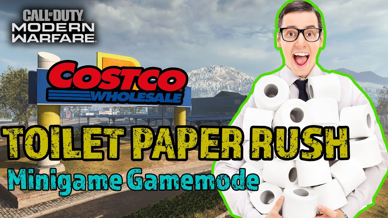 MW Minigame TOILET PAPER RUSH (Funny Moments) Call of Duty Modern