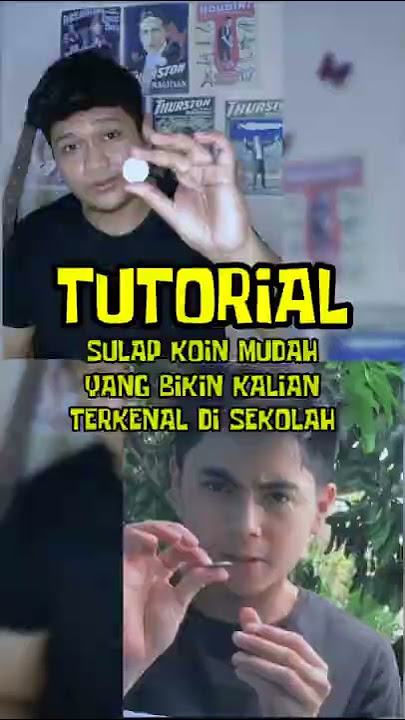 Tutorial Trik Sulap Koin Mudah Untuk Pemula #shorts