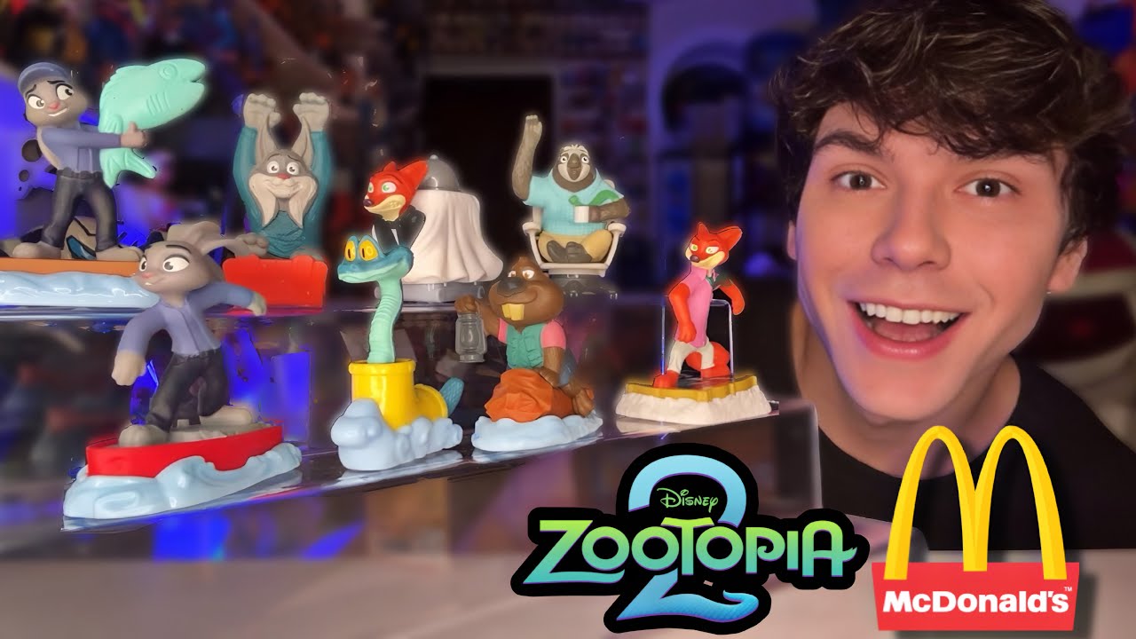 FILME ZOOTOPIA 2 CHEGOU NO MC DONALDS! COLEÇÃO COMPLETA - YouTube