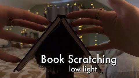 ASMR Low Light Book Scratching On The Mic. No Tapping, No Talking ᵕ̈
