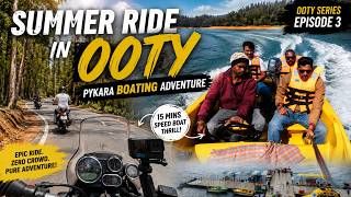 Ooty Day 2: Pykara Lake Adventure Ride | Royal Enfield Himalayan 411 + Speed Boat Cinematic Tour