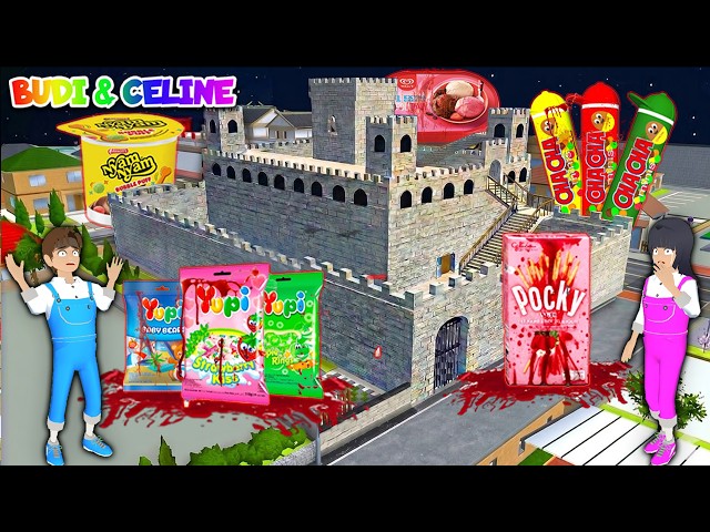 Yuta Mio Buat Benteng Raksasa Paling Aman Dari Yupi, Pocky, Nyam Nyam Berdarah DiKota Sakura😱