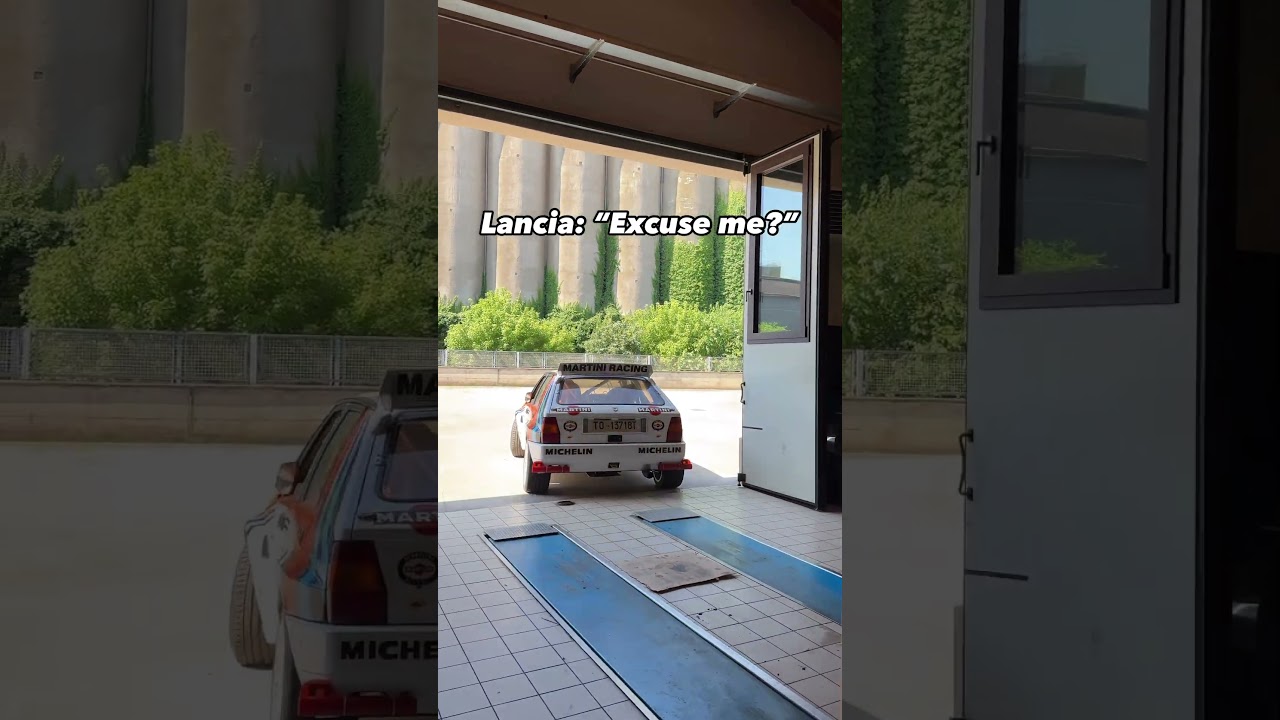 Watch the Lancia Delta Integrale transform into a Group B rally legend! 🚀