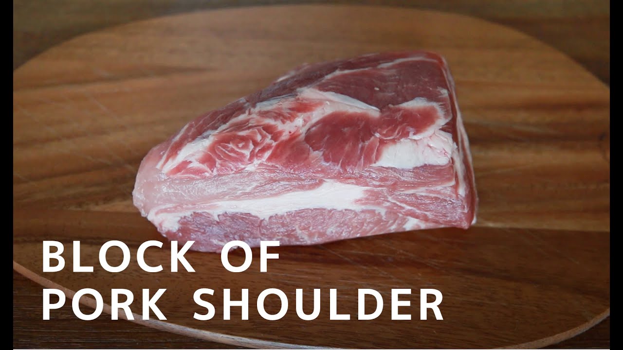 Sous Vide 1 Block Of Pork Shoulder 低温調理 1 豚肩ロースをシンプルに 塊肉 Youtube