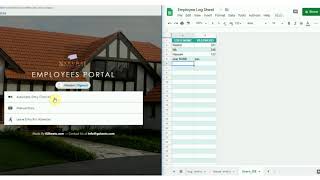 Auto Log Entry in Google Sheet Based on User Location (Google Web APP + GMAPS API)