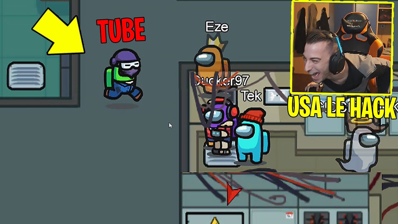 SCAMMO TUBE USARE LE HACK + GIOCATA DA 200IQ su AMONG US (KILL 100% EPICA)