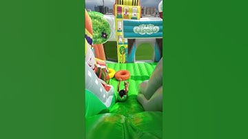 This wave slide is awesome!  #inflatable #bouncycastle #inflatableslide #slide