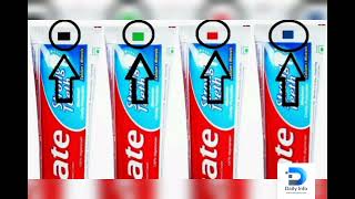 Full Toothpaste colours code myth Busted! #shorts #shortsvideo News