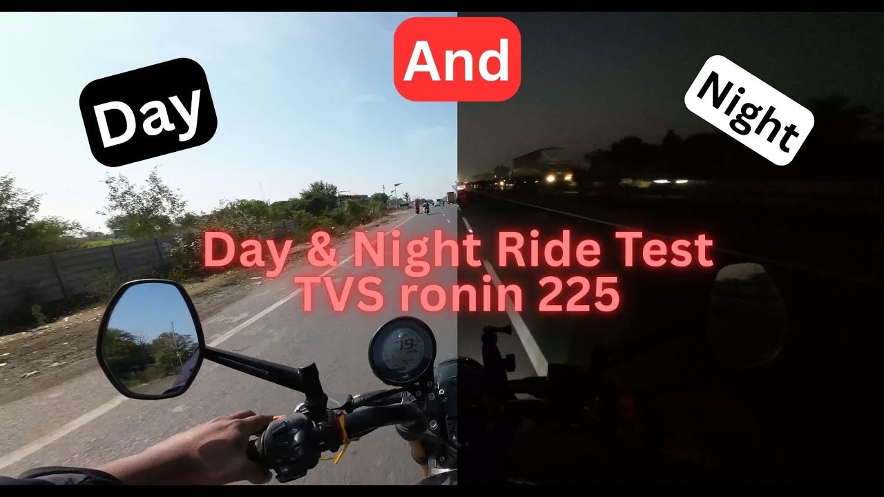 TVS Ronin  night ride  // tvs ronin 225 night light test // tvs ronin 225 top model 2025