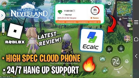 Next Level *Ecalc Cloud Phone* Providing High Spec Cloud Devices🤩 || Review with Tutorial🙌
