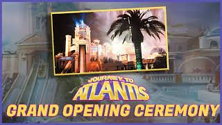 [LOST MEDIA FOUND] Seaworld: Journey To Atlantis 1998, Grand Opening Ceremony Audio