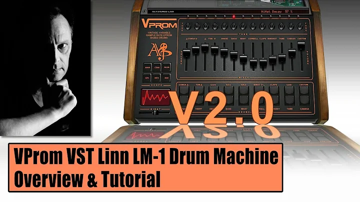 VProm Linn LM-1 VST drum machine overview & tutorial
