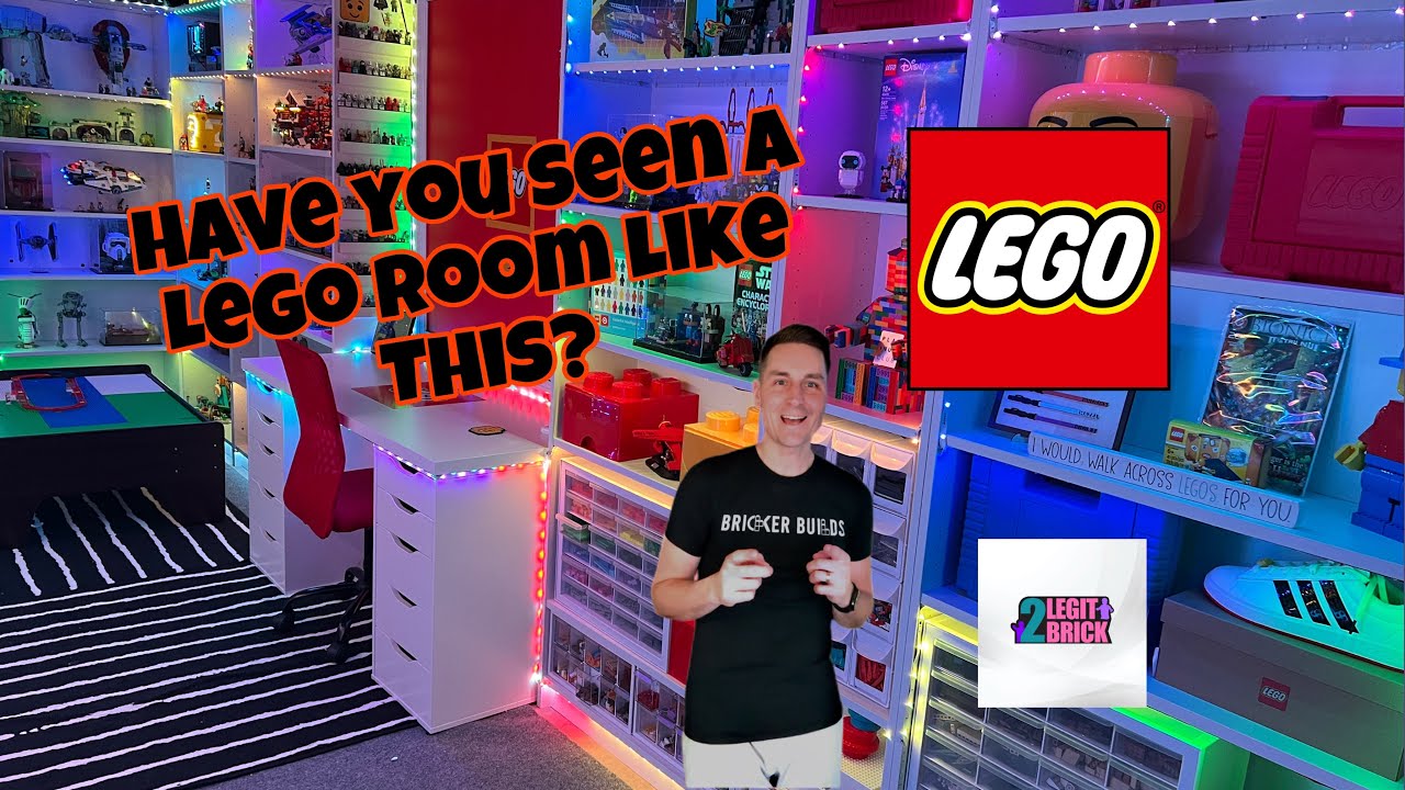 Epic LEGO Room Collection and Tour – Custom Displays & Organization
