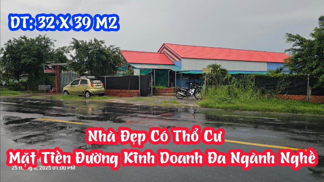 TẬP 3082:Nhà Mặt Tiền Đường Thich Hợp.     kính Doanh Đa Ngành Nghề:32x39M2