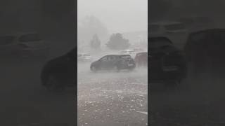 😱🔴 Impressionnant orage de grêle dans region de Besançon, France !