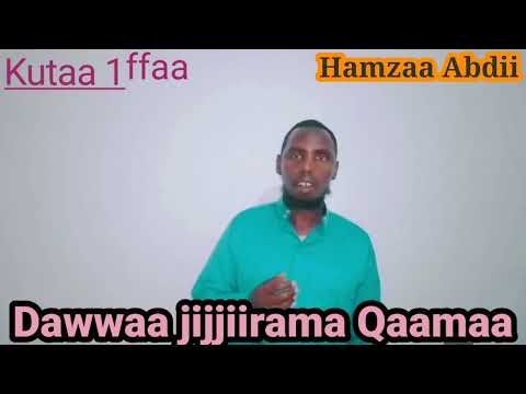 DAWWAA QAAMA NAMAA JIHJIIRU BARACHUU 