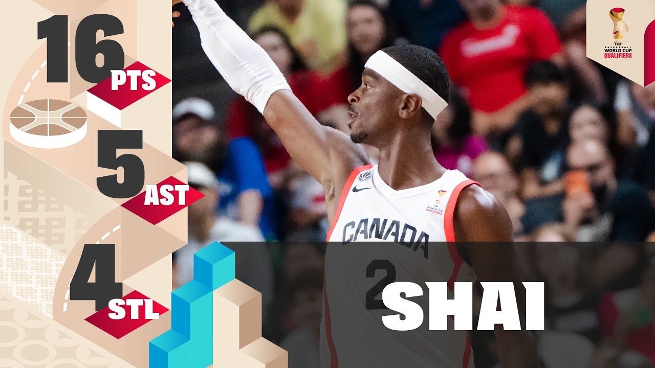 ๐จ๐ฆ Shai Gilgeous-Alexander MVP | Full Highlights | #FIBAWC Americas Qualif.