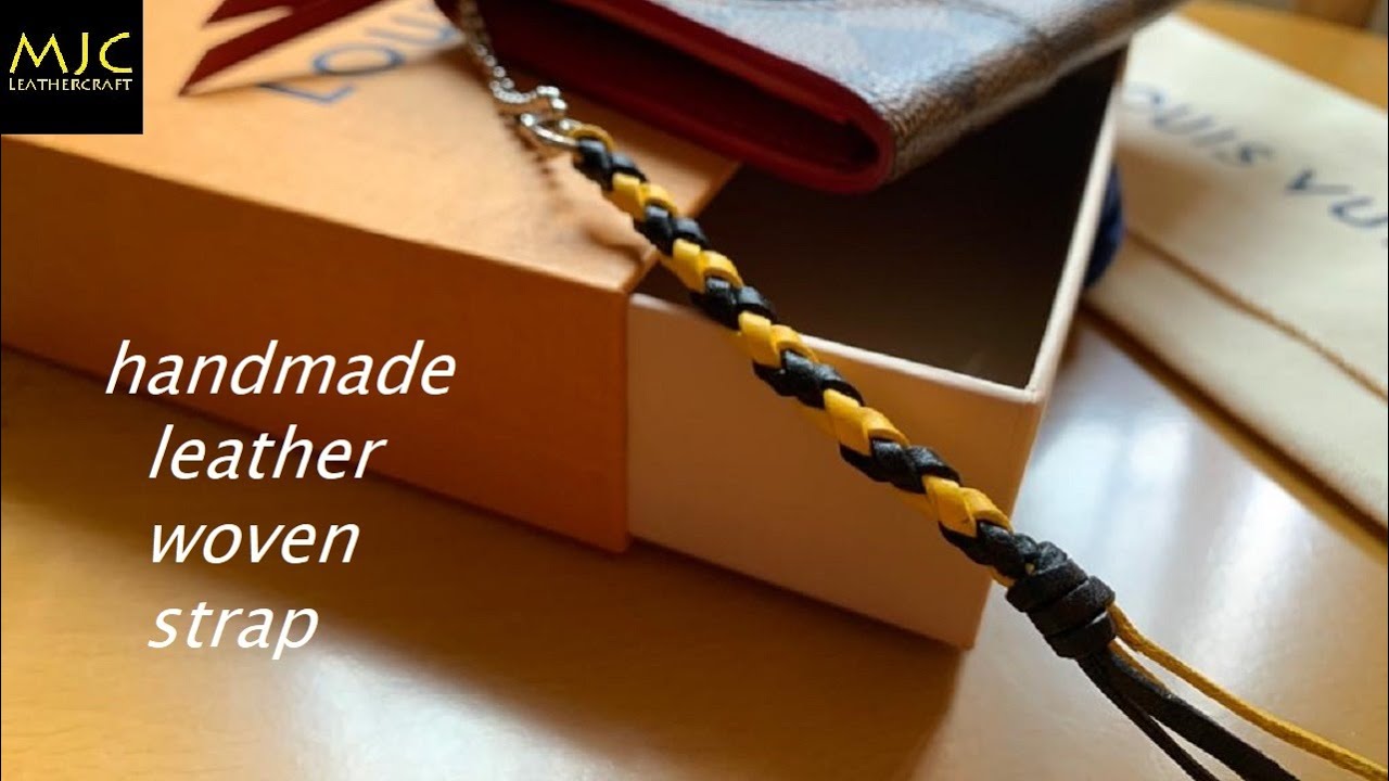 Making a Leather Woven Strap YouTube