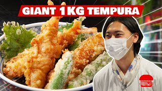 I Ate Japan’s INSANE 1KG TEMPURA Bowl